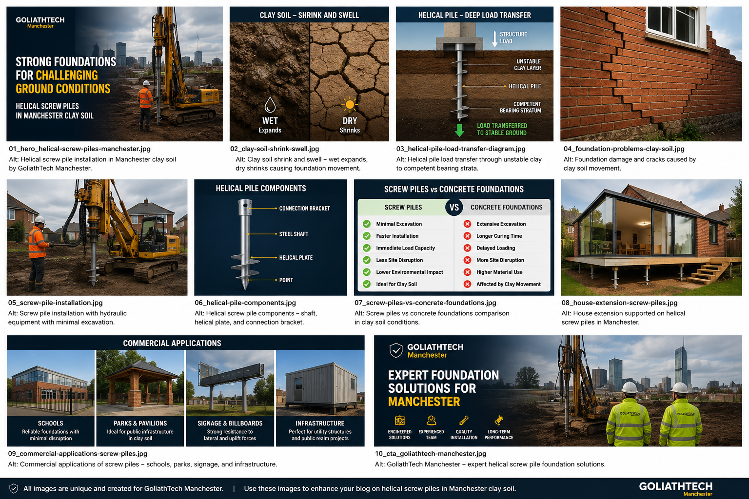Can Helical Screw Piles Be Installed in Manchester Clay Soil? Complete Guide (2026)