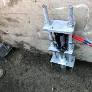 helical screw piles underpinning