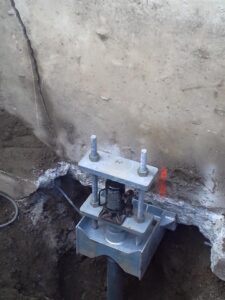 underpinning helical screw piles